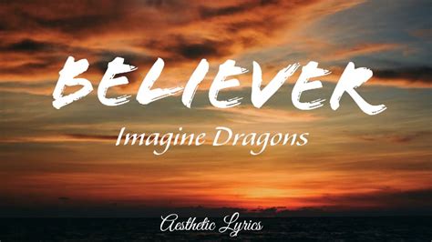 Believer Imagine Dragons Lyrics Chords Chordify