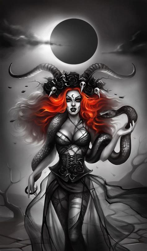 Lilith Lilith Dark Artwork Dark Fantasy Art