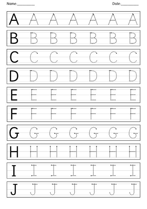 Uppercase Letters Free Printable Worksheets Writing Capital Letters