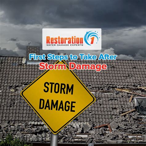 First Steps To Take After Storm Damage Damage Restoration Storm