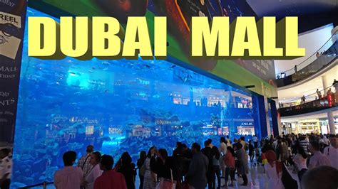 Dubai Mall Biggest Mall In The World 4k Youtube