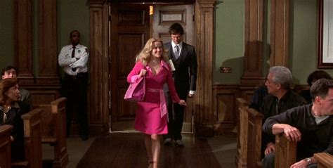 One Iconic Look Reese Witherspoons Pink Courtroom Dress In Legally Blonde Tom Lorenzo