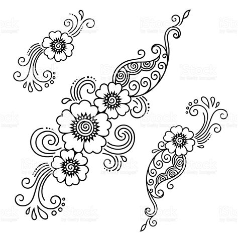 Henna Tattoo Flower Templatemehndi Henna Drawings Henna Designs On