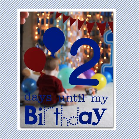 Beccas Designs Birthday Countdown