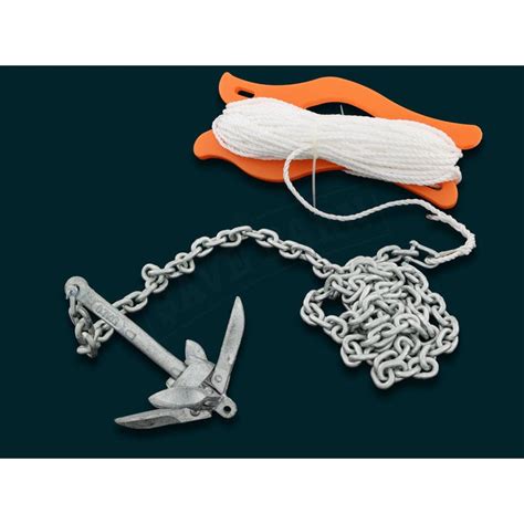 Kayak Anchor Kit With Chain Rope And 700g Anchor