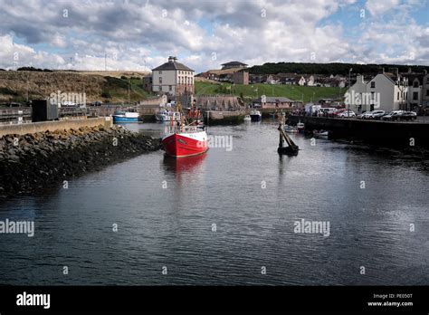 Eyemouth Harbour Scotland Stock Photo Alamy
