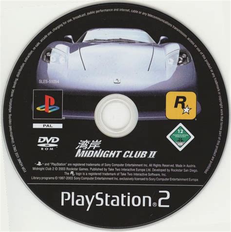 Midnight Club Ii Cover Or Packaging Material Mobygames