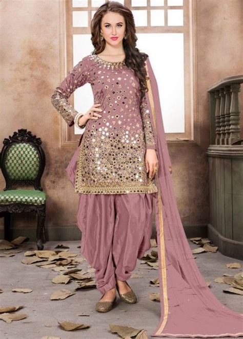 Pastel Pink Punjabi Salwar Suit With Dupatta Most Loved Styles 1986sl03 Patiala Dress Patiala