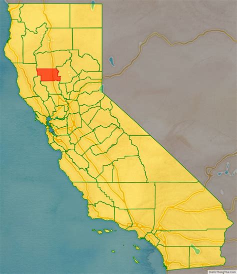 Map Of Glenn County California