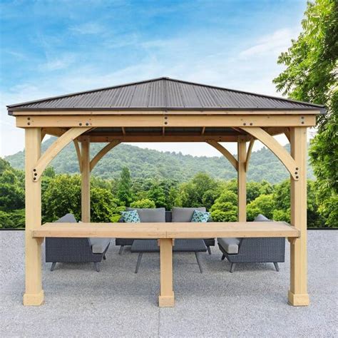 Have A Question About Yardistry 12 Ft X 14 Ft Meridian Gazebo With