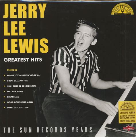 Jerry Lee Lewis Lp Greatest Hits The Sun Records Years Lp Green