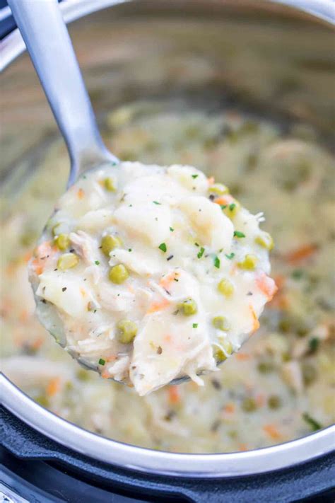Instant Pot Chicken And Dumplings Sweet And Savory Meals