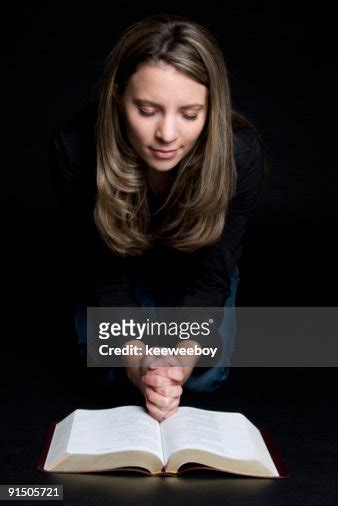 Young Girl Praying High Res Stock Photo Getty Images