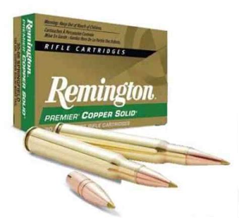 Remington 243 Winchester 80 Grain Copper Solid Tipped Ammunition Md