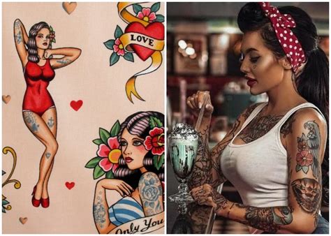 Tatuajes Pin Up Guía De Estilo Y Significado De Estos Tattoos Camaleon Tattoo