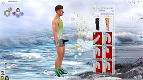 Weird Unchangable Male Shorts In Undressing The Sims Technical