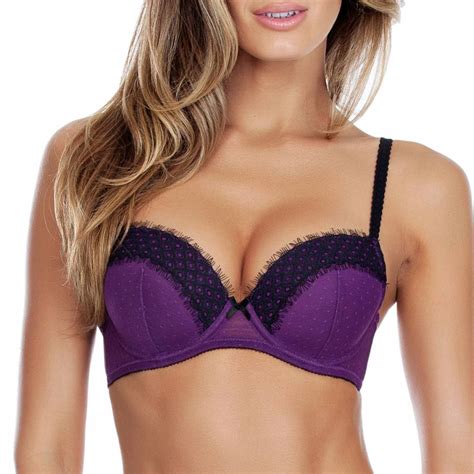 bright purple valerie push up bra brandalley