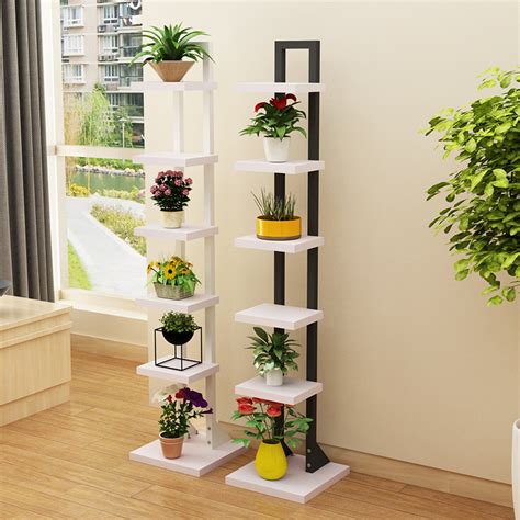 Plant Stand Floor Flower Pot Rack Decorative For Garden Indoor 税込