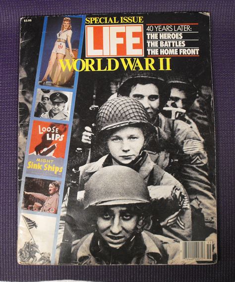 Special Issue Life Magazine World War Two The Heroes The Etsy