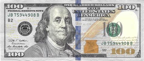 United States 100 Dollar Bill