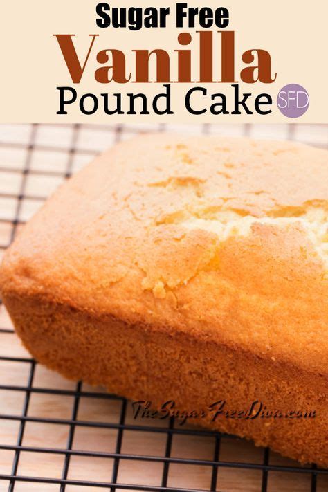 Lemon vanilla pound cake sweetened with splenda (2 cups baking splenda, measures cup for cup like sugar). YUM!! Sugar Free Vanilla Pound Cake! I could eat this with ...