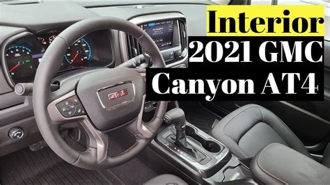 2021 Gmc Canyon At4 Interior Youtube