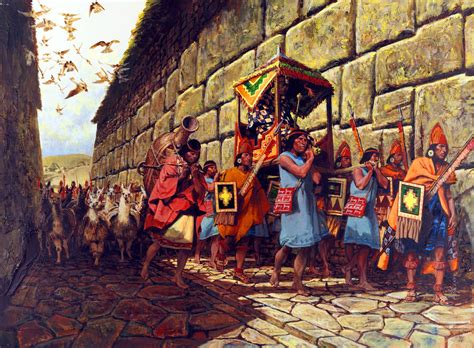 Procession Of The Inca Emperor Inca Mesoamerican Inca Empire