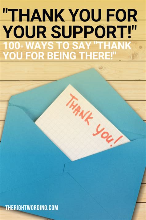 Thanks giving for such an unexpected surprise gift. 100+ Best Ways To Say 'Thank You For Your Support' - The ...