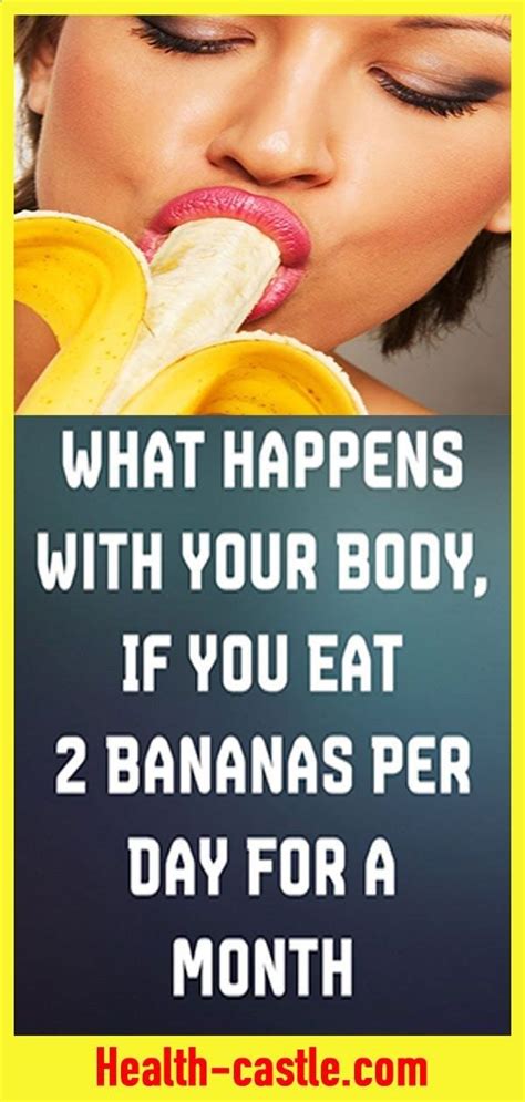 If You Eat 2 Bananas A Day This Is What Happens To Your Body Health Natural Health Tips