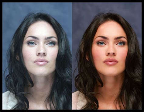 Models Before And After Retouching 20 Female Celebrities Before And