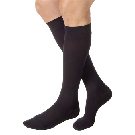 Jobst Relief Knee High 20 30 Mmhg Compression Socks Closed Toe Black Large Uk