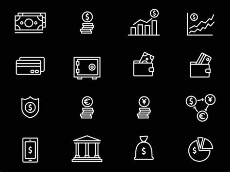 Free Banking And Finance Icons