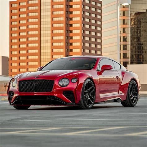 Red Bentley Continental Brixton Forged
