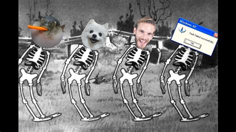 Spooky Scary Skeletons Meme Cover Youtube