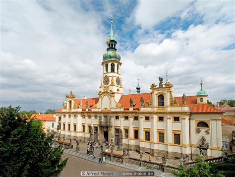 Loreta Church Picture Castle And Hradcany Area Prague Czech Republic