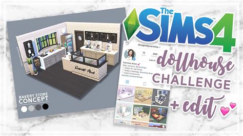 The Sims 4 Dollhouse Challenge Edit Speed Build Youtube