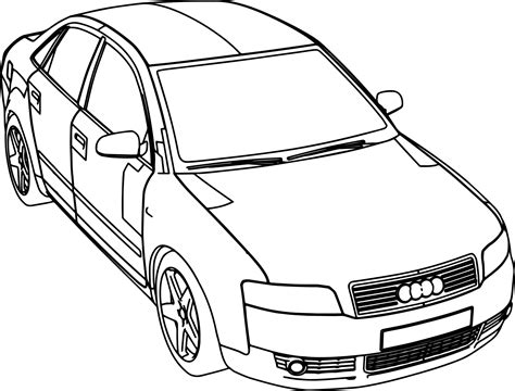 Audi Coloring Pages At Free Printable Colorings