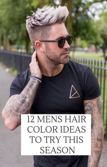 Hair Color Men Grey Beautiful 39 Ideas Hair Men Hair Color Dyed
