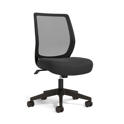 Union And Scale Essentials Mesh Back Fabric Task Chair Black Un59378