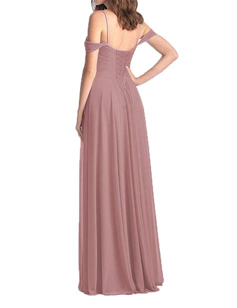 h s d off the shoulder bridesmaid dresses long prom evening dress spaghetti strap bridesmaid gowns