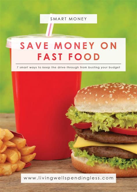 If you're looking for free fast food, loyalty apps often have the best deals. 7 Ways to Save Money on Fast Food | Living Well Spending Less®