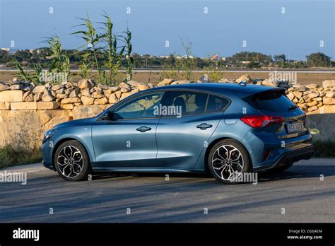 2020 Ford Focus St Line Stock Photo Alamy