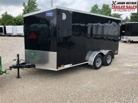 2019 United Trailers Xlv 7x14 V Nose Enclosed Cargo Trailerstock