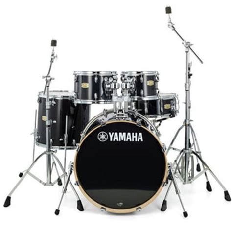 Yamaha Stage Custom Birch 5 Piece Acoustic Drum Set Full Package With