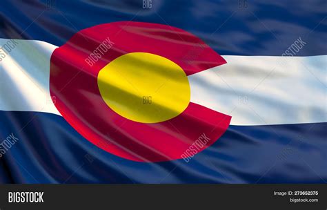 Colorado Flag Waving Image And Photo Free Trial Bigstock