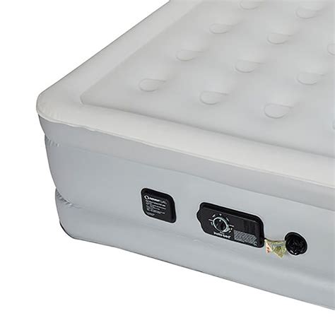 Insta Bed 18 Raised Queen Air Mattress Bed W Never Flat Pump White