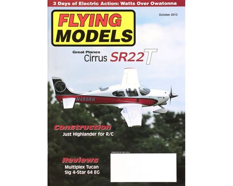 2013 october fm back issue the flying models plan store please note we are now shipping