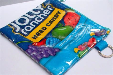 Recycled Candy Wrapper Upcycled Jolly Rancher Candy Bag