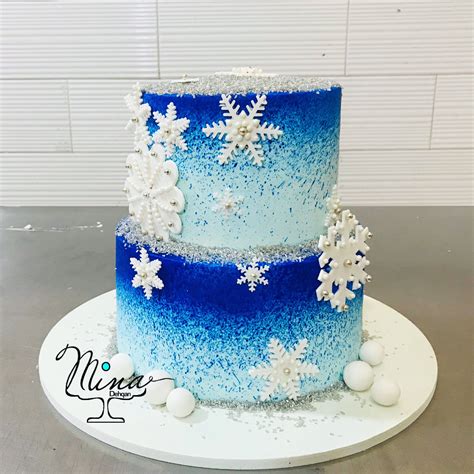 Snow Cake Snow Cake Birthday Cake Cake