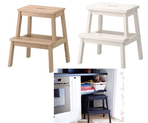 Ikea Bekvam Step Stool Solid Wood Kitchen Wooden Ladders Lentine Marine
